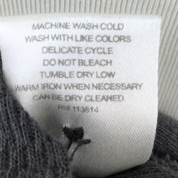 Billy Reid Charcoal Grey Jersey Shirt s - Picture 7 of 8